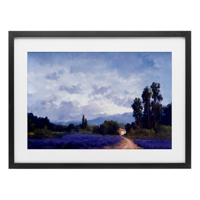 Early Light over Countryside Framed Print Under Glass, design by Brigitte Curt