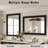 Rectangle Wooden Border Wall Mirror Decorative Mirror Waterproof Bathroom Mirror-1418447700-1418447706