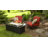 Rectangle Polyresin and Glass Propane and Natural Gas Smokeless Fire Pit Table with Lid-11958600
