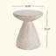 Table d'appoint d'extérieur / d'intérieur en béton léger