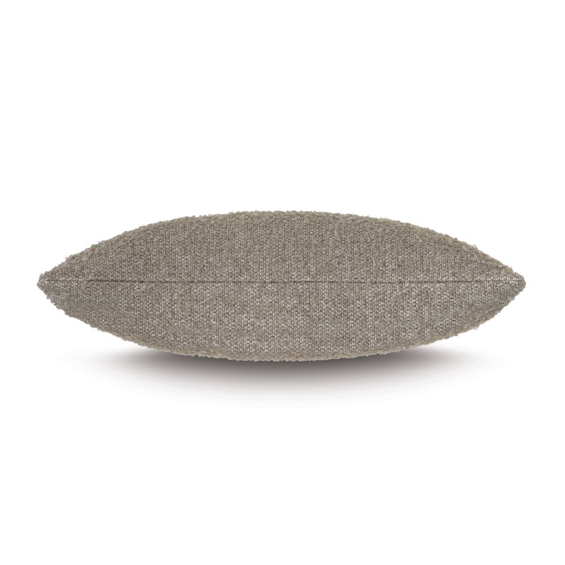 Marl Pillow Cover & Insert, Taupe, Rectangle 15"H x 26"W