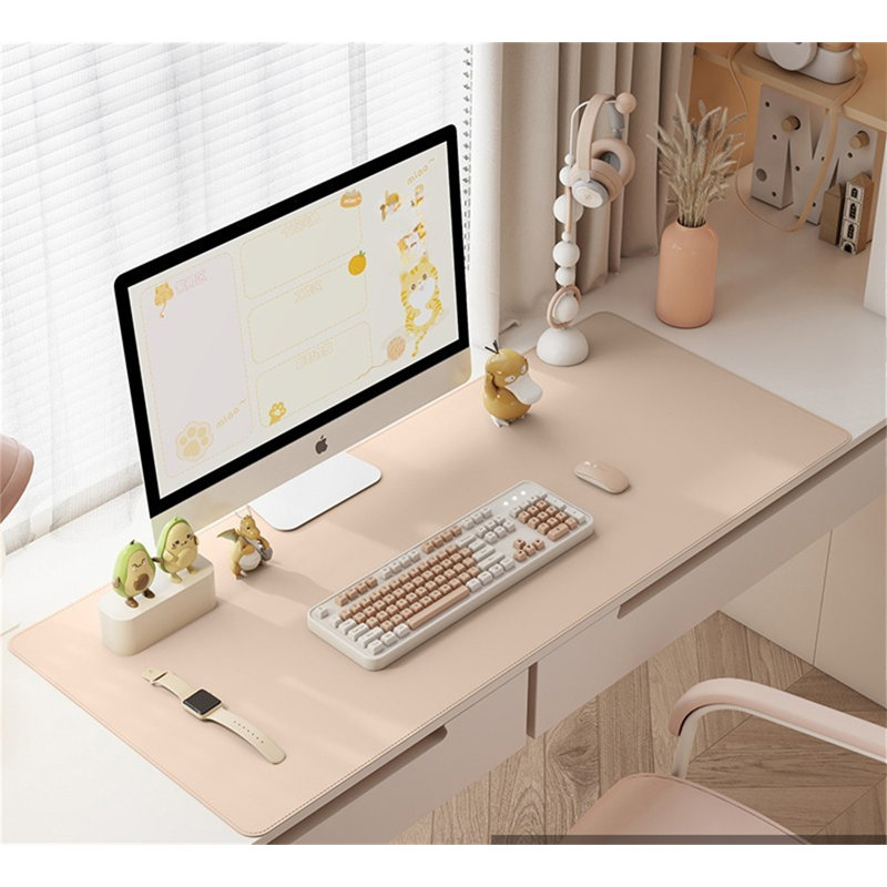 Tapis de bureau en cuir luxueux pour le bureau et l'informatique