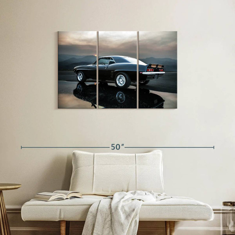 Mehar Muscle Car, 24" H x 38" W