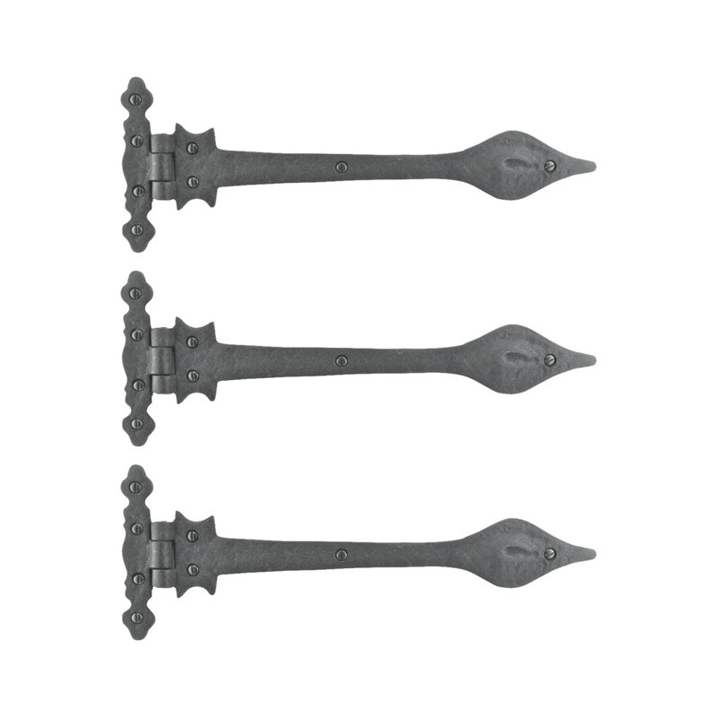 Charnière de porte simple à fixation en surface h 4,25 po x l 11,75 po