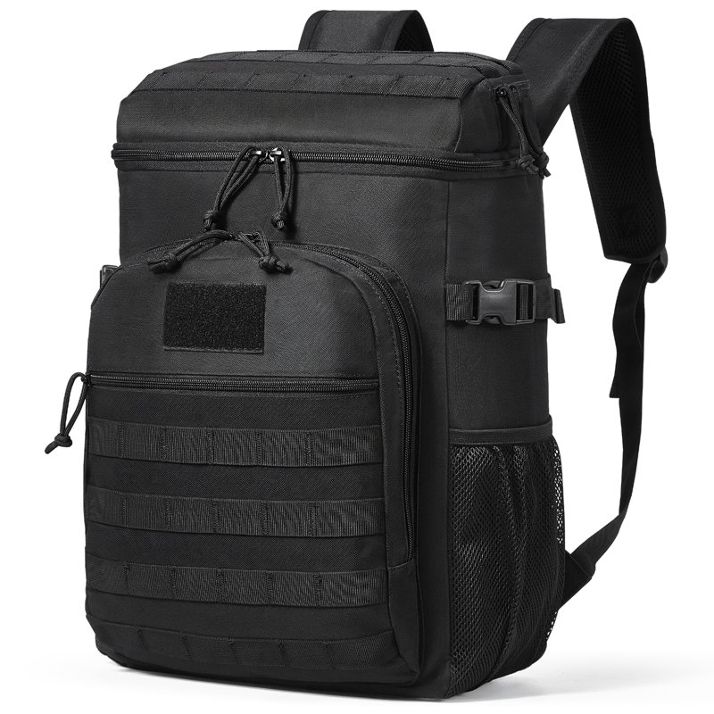 Glacière, sac isotherme 25L avec motif Molle et multi-poches, 600D