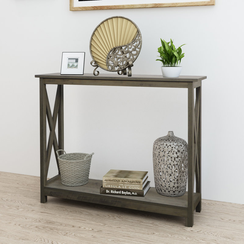 Applecroft 39'' Console Table, Washed Oak