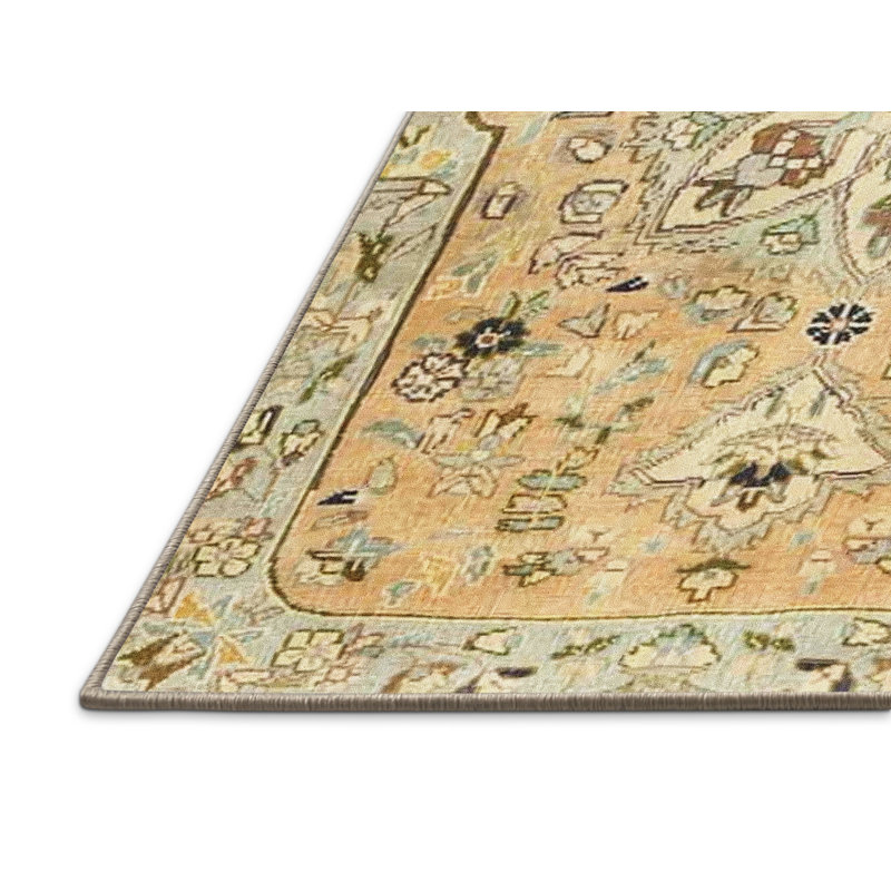 Tapis brun/gris traditionnel Algrange, Rectangle 2 pi x 3 pi
