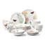 Service de vaisselle en porcelaine 28 pièces Lenox Butterfly Meadow, lavable au lave-vaisselle, blanc