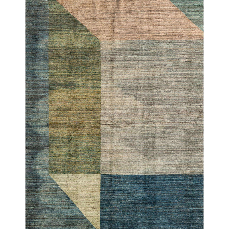 Abstract Modern 4936 Area Rug, Rectangle 6' x 9'