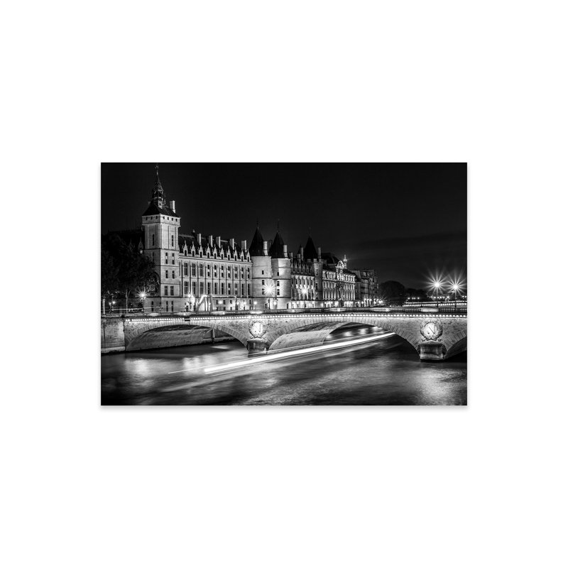" Paris In Black And White Conciergerie " by Alexandre Venancio