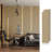  2pc x 94.5" x 24" 3D Acoustic/Sound proof Wood Slat Wall Panels,White Oak Sound Absorbing Panels for Ceiling and Wall(2 Piece/31.5 sq. ft.)-121847363-93367434