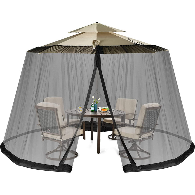 Cutshall Freeport Park Polyester Screen, Black