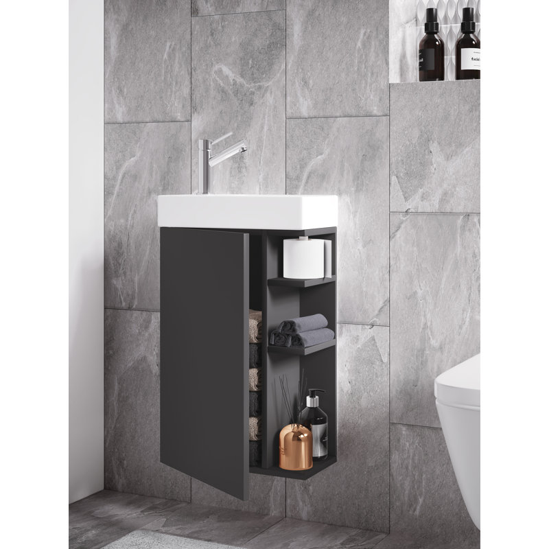 Raquele Bathroom Furniture Suite, Black