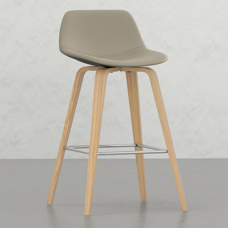 Tabouret à hauteur de comptoir / bar Harvard (ensemble de 2), Naturel