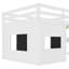 Lit mezzanine pour enfants avec tableau coulissant-484275670-484275671