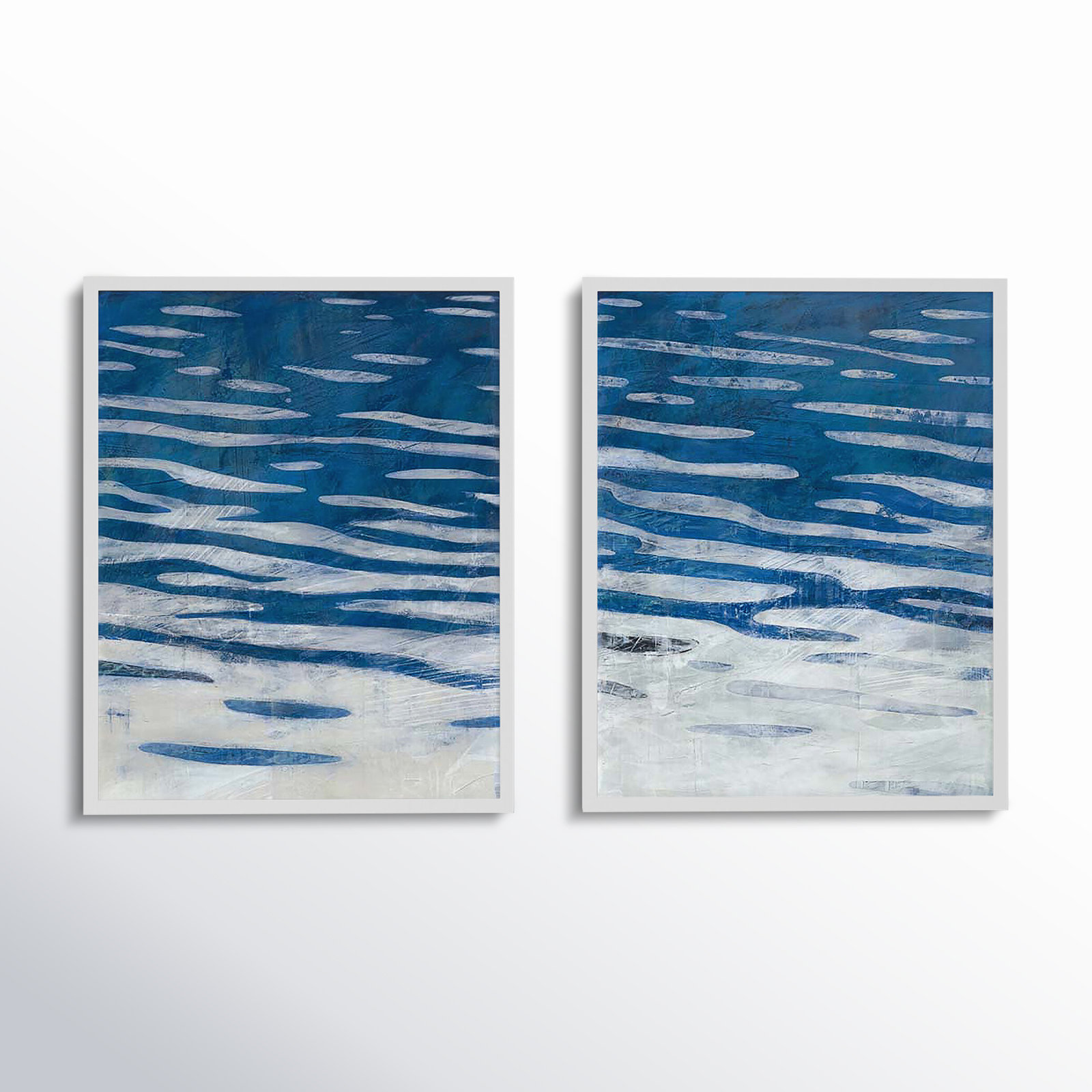 Radley "Oceanview" Print by Ivo Stoyanov, White Framed, 20" H x 32" W x 1.25" D
