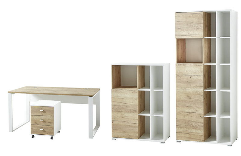 4 Piece Writing Desk Office Set