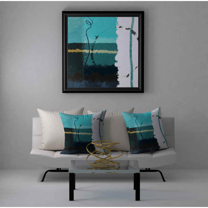 Housse de coussin carrée/insert, 18" x 18"