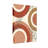 Abstract Earth Tones Circles And Leaves Pattern