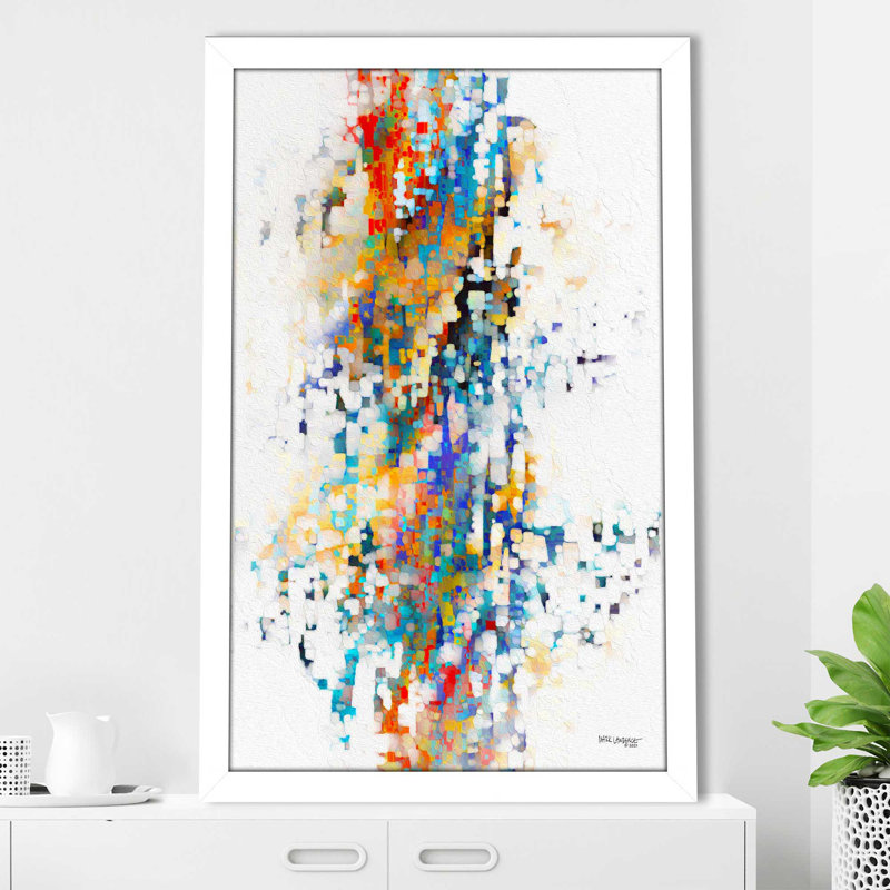 Colossians 2: 2 Together In Love (Vertical) par Mark Lawrence - impression, H 27,5 po x l 21,5 po x P 0,75 po, Cadre blanc