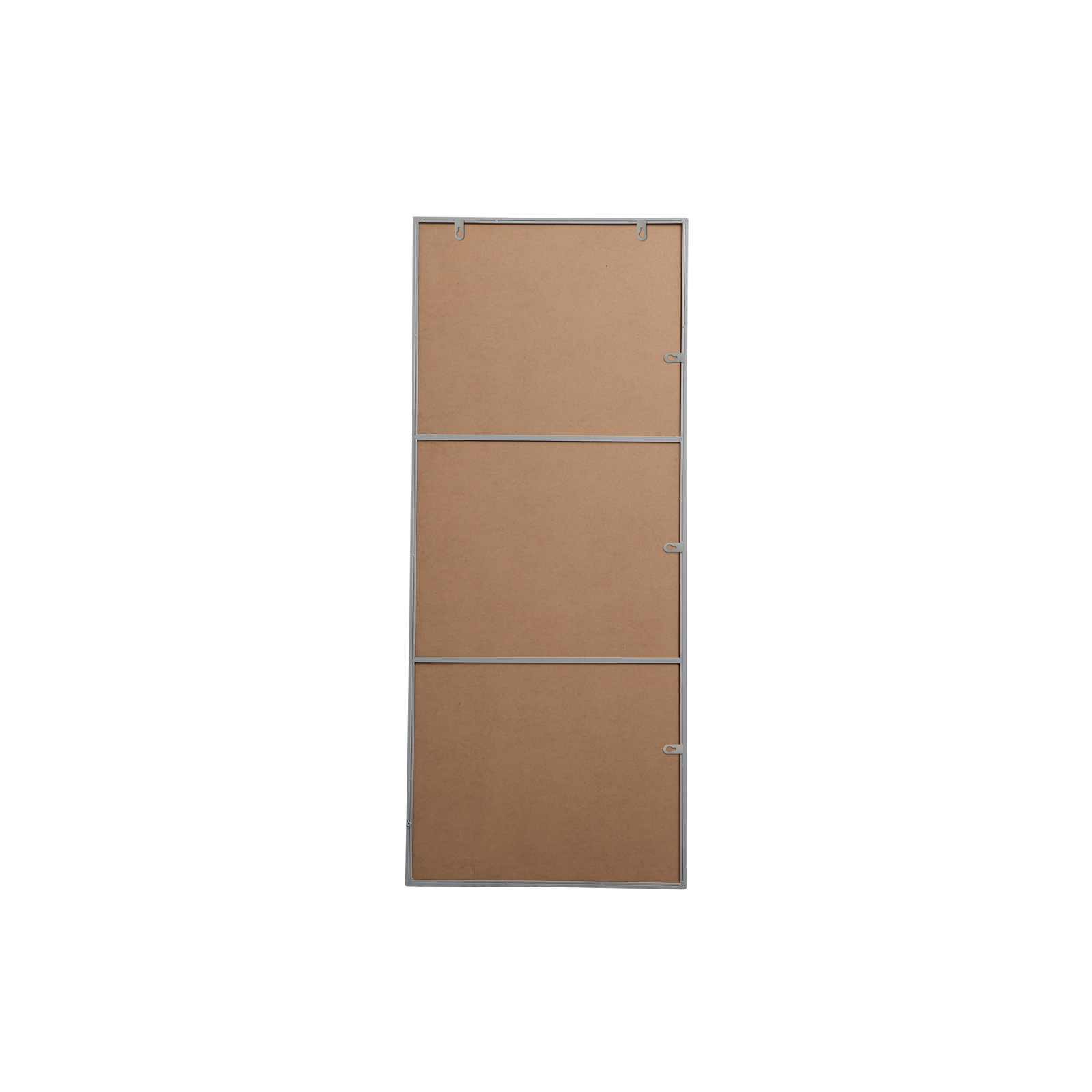 Sabine Metal Rectangle Wall Mirror, 72" x 30", Gray