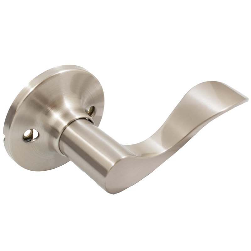 Beaverton Single Dummy Door Lever, Satin Nickel, Right