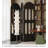 French Antique Solid Wood Hollow Folding Screen