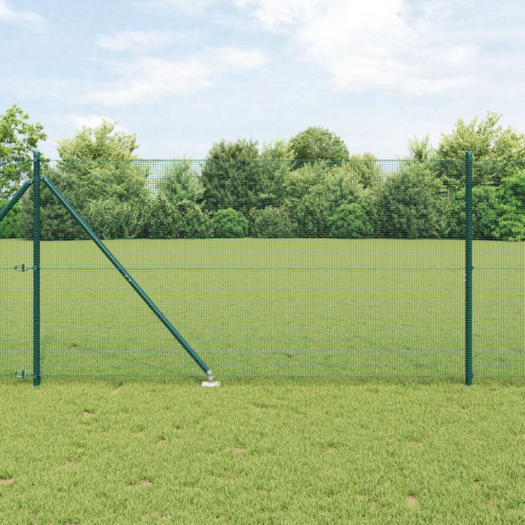 120cm H x 2500cm W Metal Border Fencing