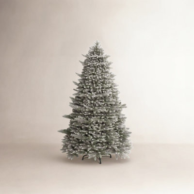 Melisande Pre-Lit Flocked Pine Christmas tree