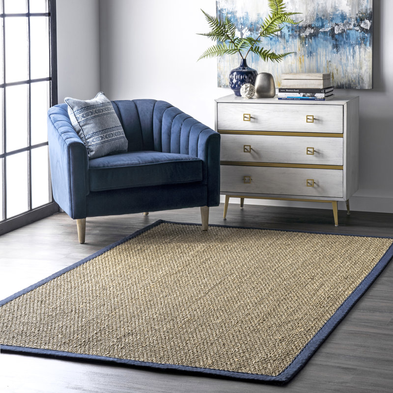 Tapis beige Bystrc Seagrass, Rectangle 3 pi x 5 pi