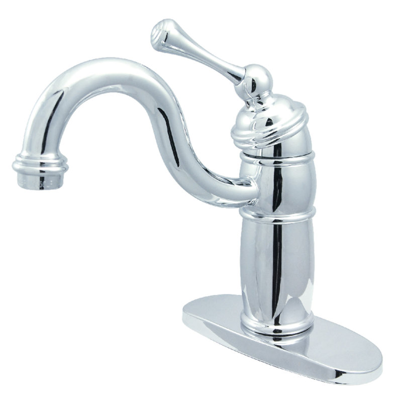 Kingston Brass Vintage Single-Handle 1-Hole Deck Mount Bar Faucet, Polished Chrome