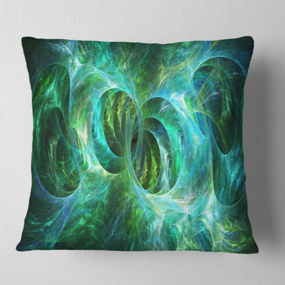 Fractal Ornamental Glass - Abstract Printed Pillow