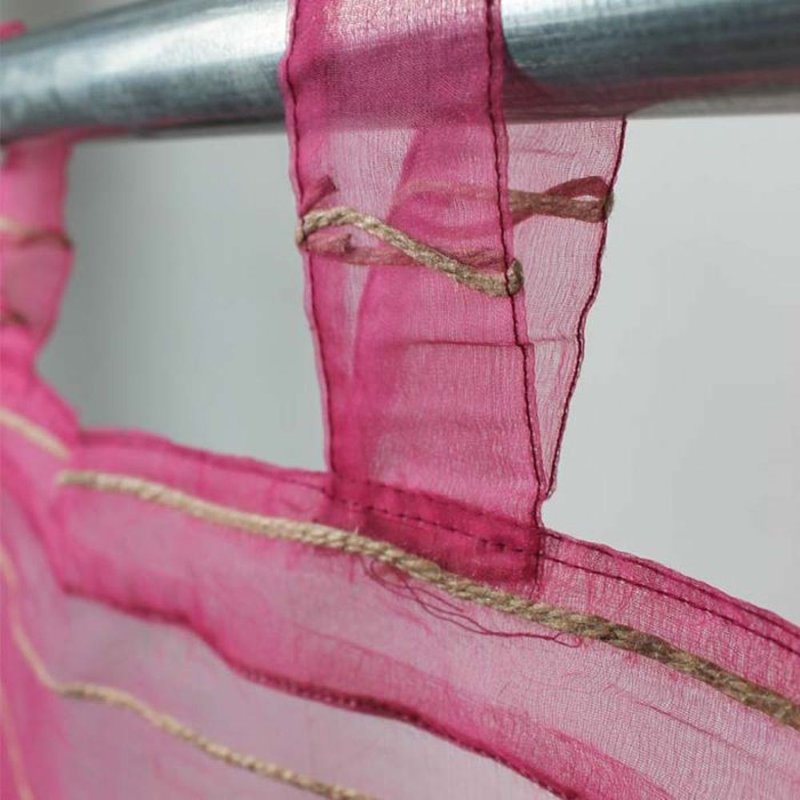 Soleil Sham Sheer Curtain, Pink