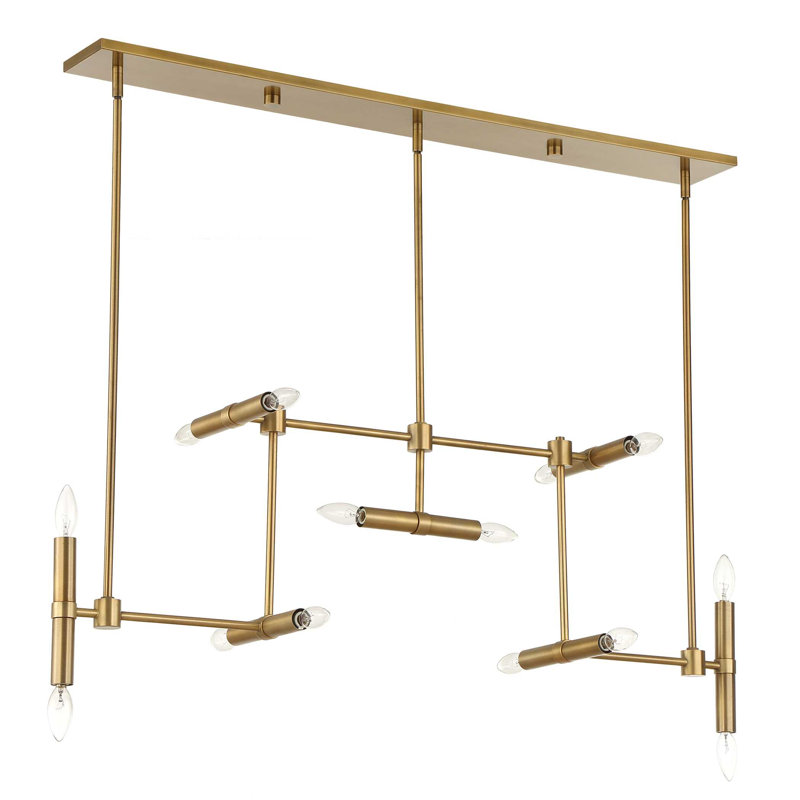 Luminaire suspendu moderne 14 lumières Uttermost Cadre