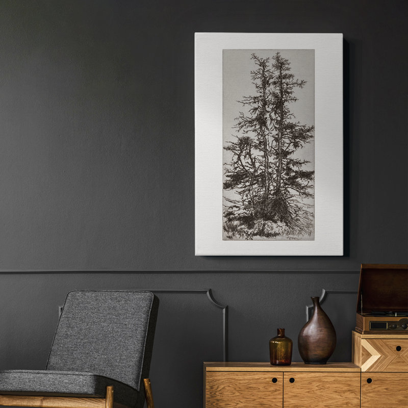 Framed On Canvas Print, 13" H x 9" W