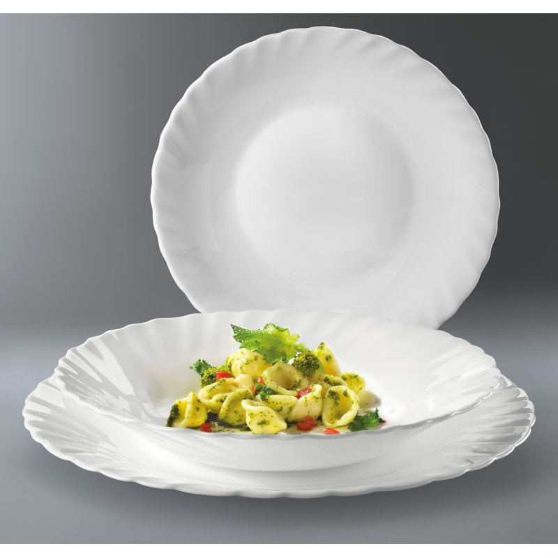 Glass Dinnerware Set 18 Piece - Service for 6