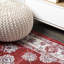 Tapis traditionnel rouge / ivoire Fenske-585159160