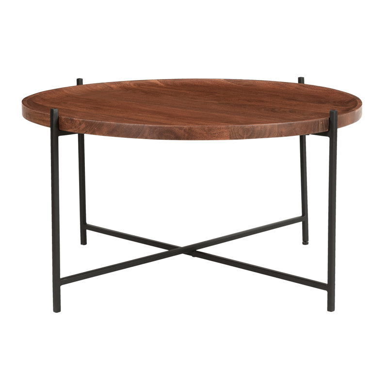 Cristhian Solid Wood Top Coffee Table