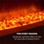 Klarstein 120.5cm W White Electric Fireplace