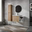 Meuble-lavabo mural 36 po avec lavabo et armoire d'appoint 36 po