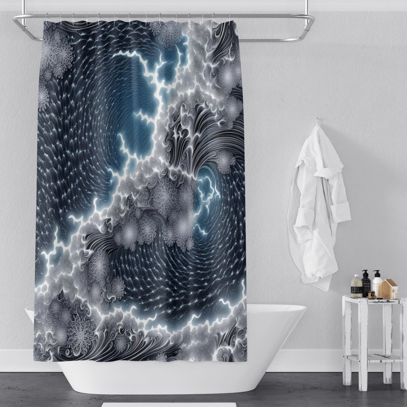 Rideau de douche Granvil, H 93 po x l 70 po