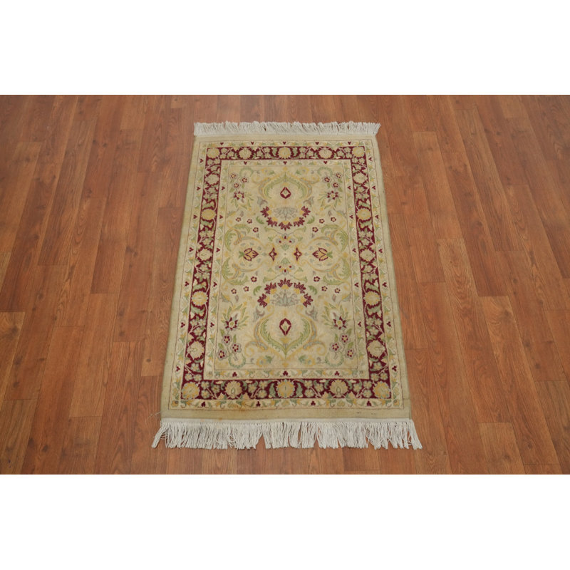 Tapis décoratif beige et bourgogne Ziegler 2x3