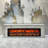 Modern Minimalist White Sintered Stone Fireplace TV Stand, Integrated Simulated Flame Electric Heater, Decorative Console for Villa Living Room Background-128935633