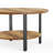 Lucylla Single Round Coffee Table with 2-Tier Storage