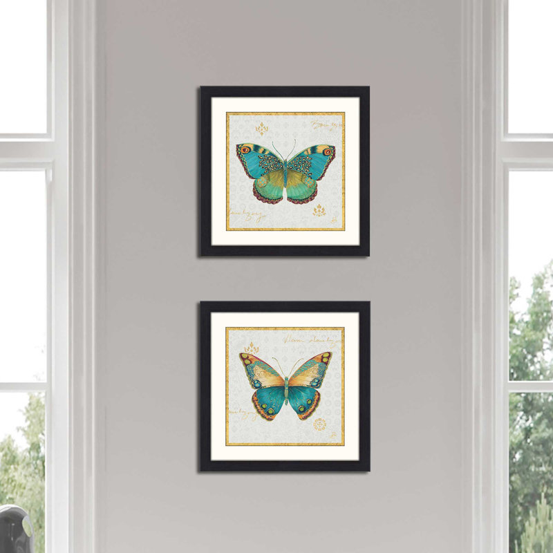 Daphne Brissonnet «Bohemian Wings Butterfly VA», impression sous verre