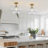 Ahona 1 - Light Dimmable Bubble Glass Globes Semi Flush Mount Light（Bulb Included)-931380126-931380124