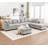 Bennett 7-Piece L-Shaped Sectional Sofa-1910969208