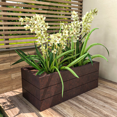 Boîte à fleurs en argile Dalleon