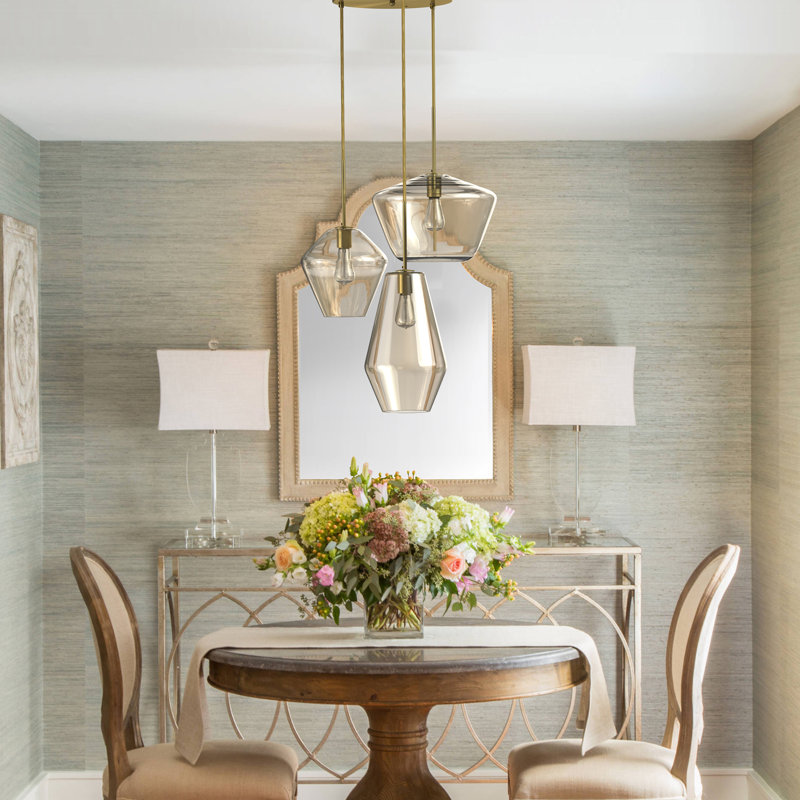 Visham 3 - Light Bronze Gold Pendant