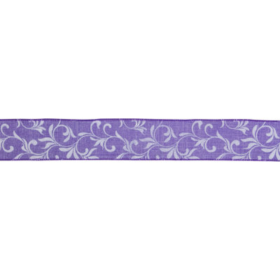 1'' Floral Plants & Flowers Ribbon